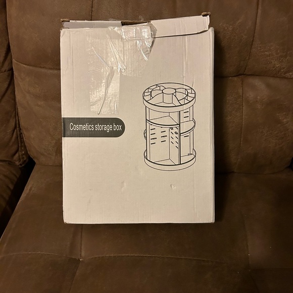 360RotatingMakeup💄OrganizerDIY AdjustableSpinning,FoldableMakeupStorageDisplay - Picture 2 of 7